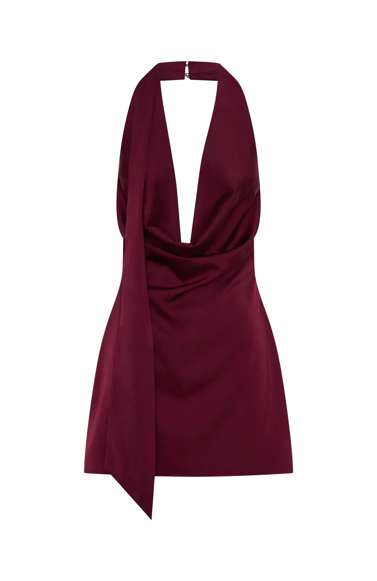 Party Never Stops Mini Dress Burgundy