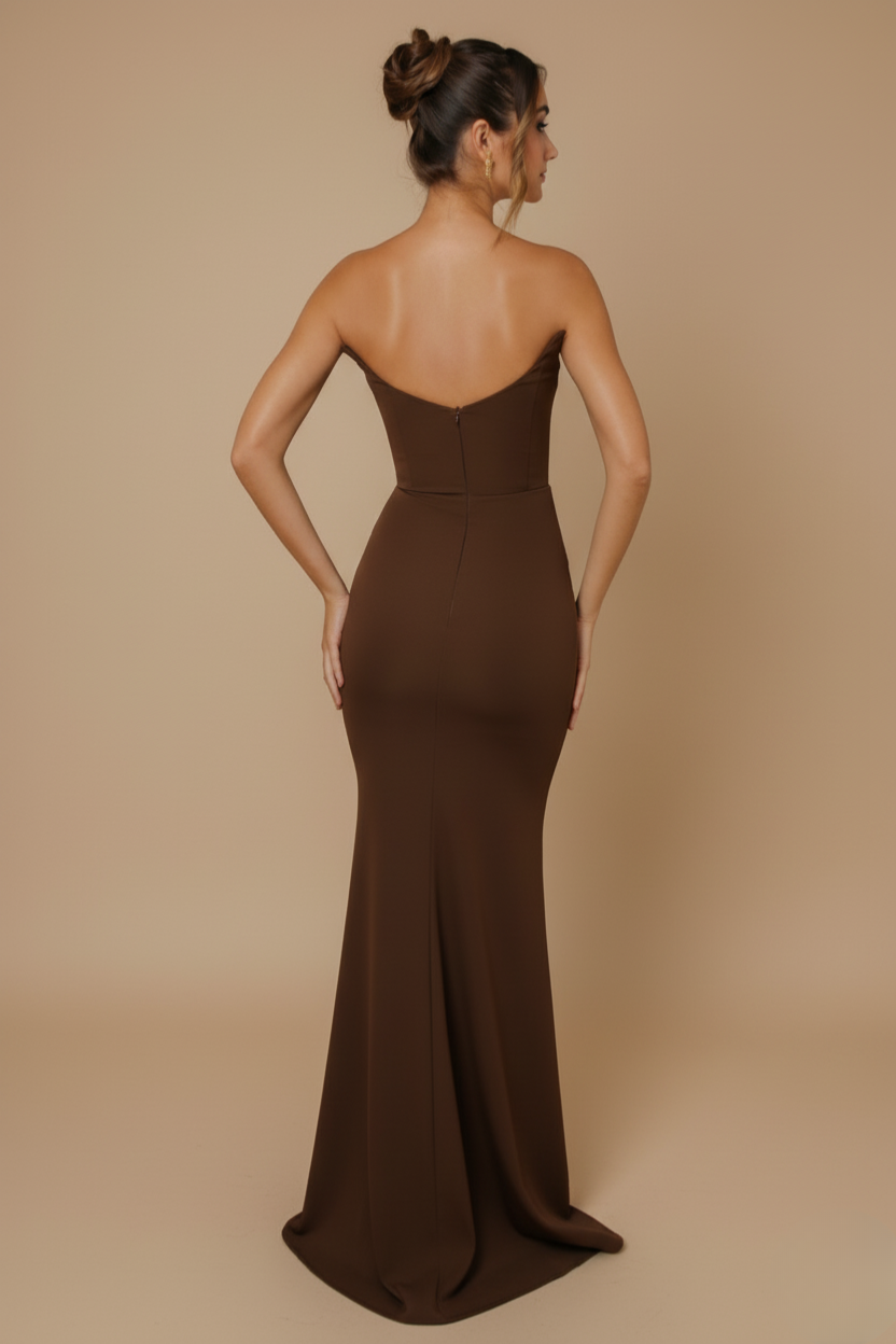 Celine Gown - Chocolate
