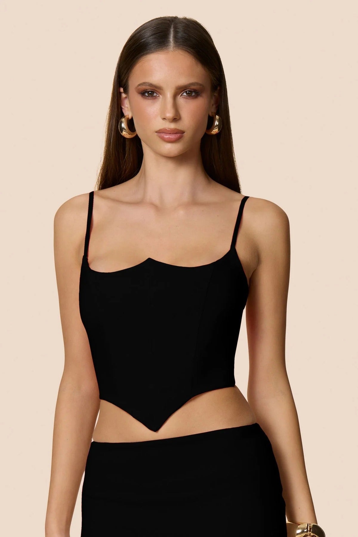 Nookie Aaliyah Crop Top - Black