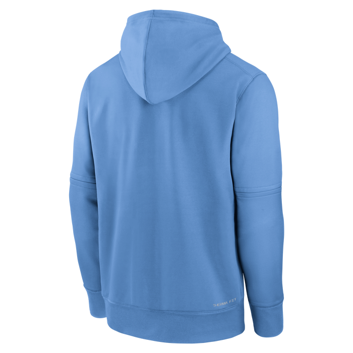 Rays Men's Nike Light Blue 2026 Authentic Collection Burst Performance Therma Hoodie