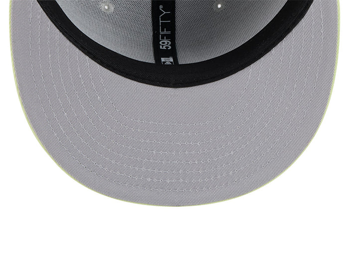 Rays New Era Gray Neon TB 59Fifty Fitted Hat