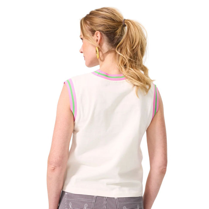 Rays TEREZ Women's Devil Rays Coop Rib Trim Tank Top