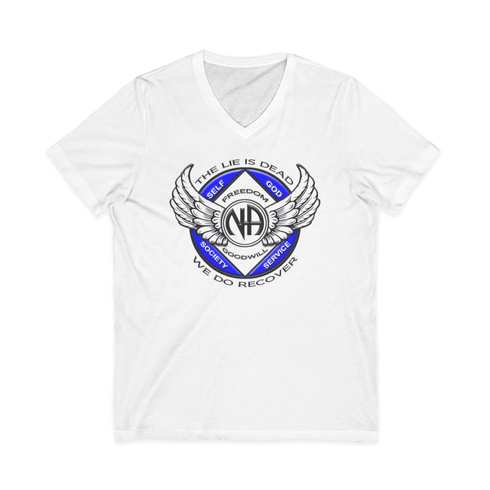 Winged NA Symbol dtg V-Neck Tee