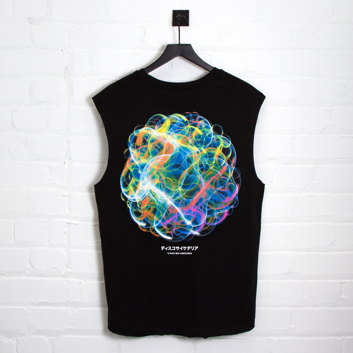 046 Disco Psychedelia - Tank Tshirt - Black
