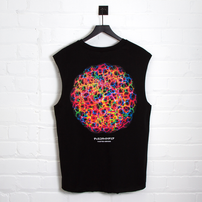 048 Disco Psychedelia - Tank Tshirt - Black