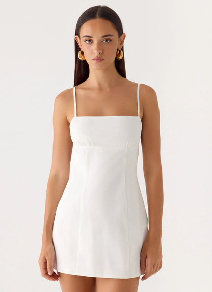Second Sun Mini Dress - White