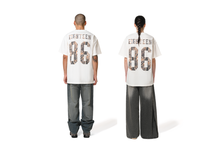 18 EIGTHYSIX WHITE T-SHIRT