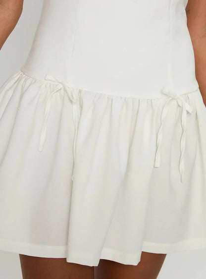 Milienne Mini Dress White