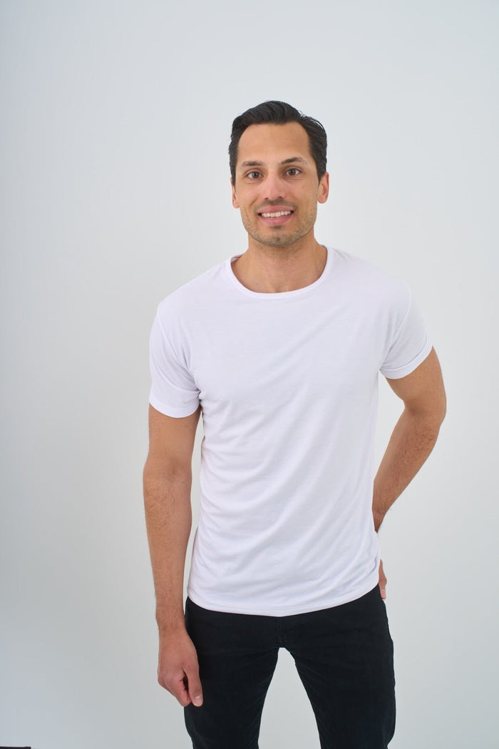 T - skjorte Hvit 2.0 Men (Presale) - No Sweat Clothing AS