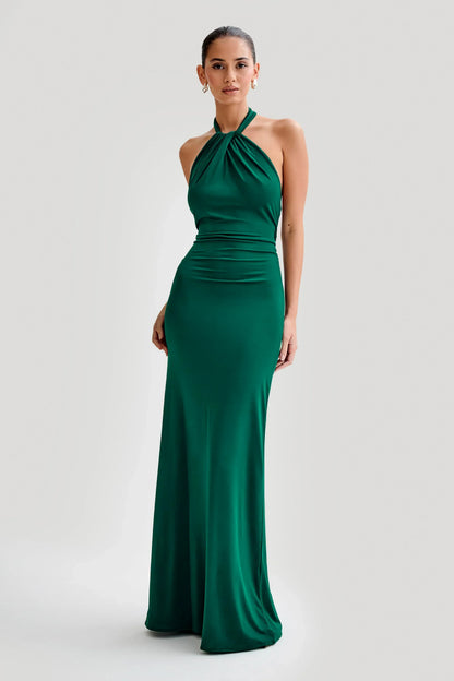 Elyna | Halter Maxi Dress
