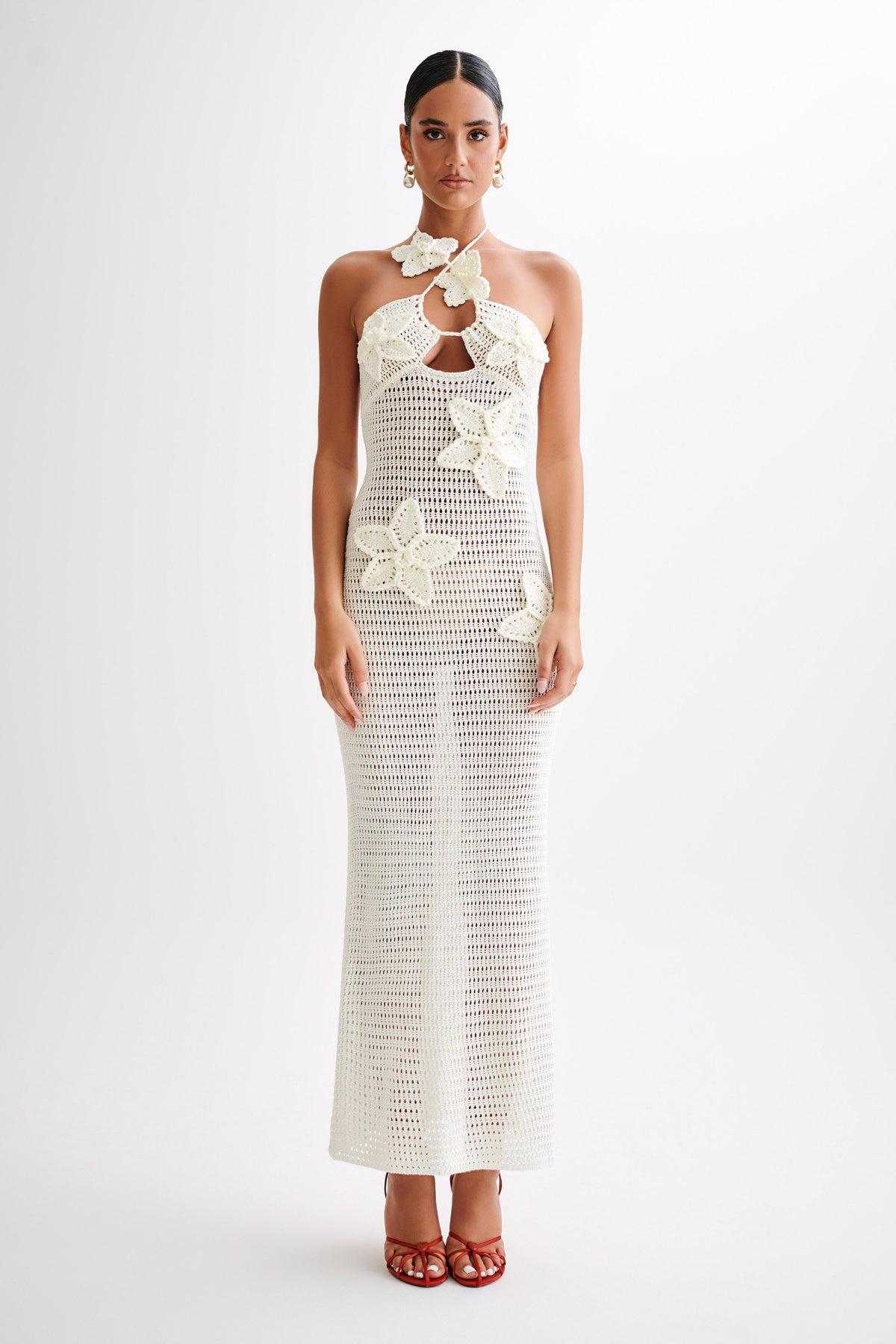 Kyla Crochet Maxi Dress