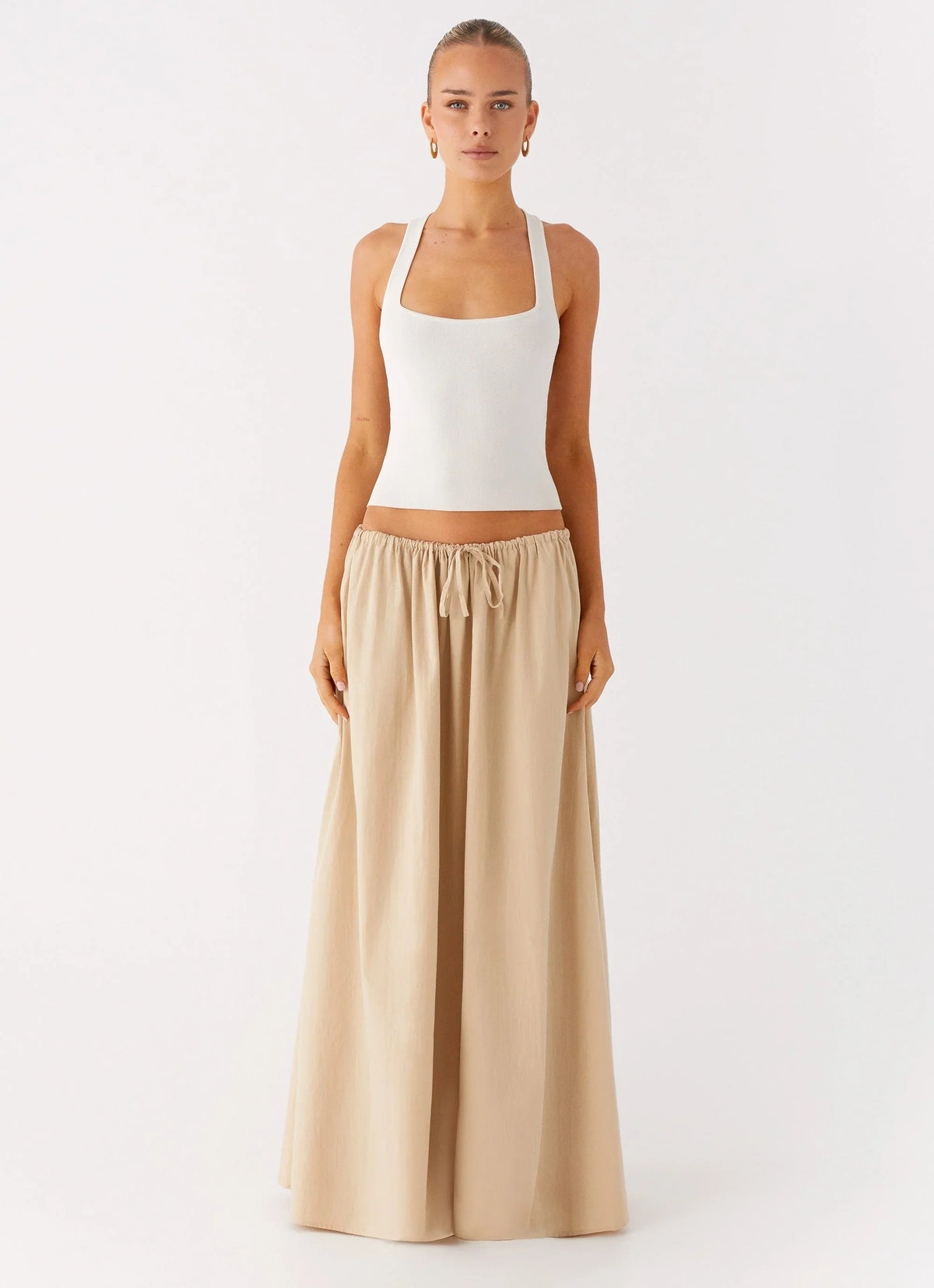 Randy Maxi Skirt - Tan