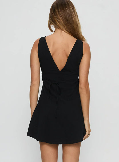 Adder Mini Dress Black