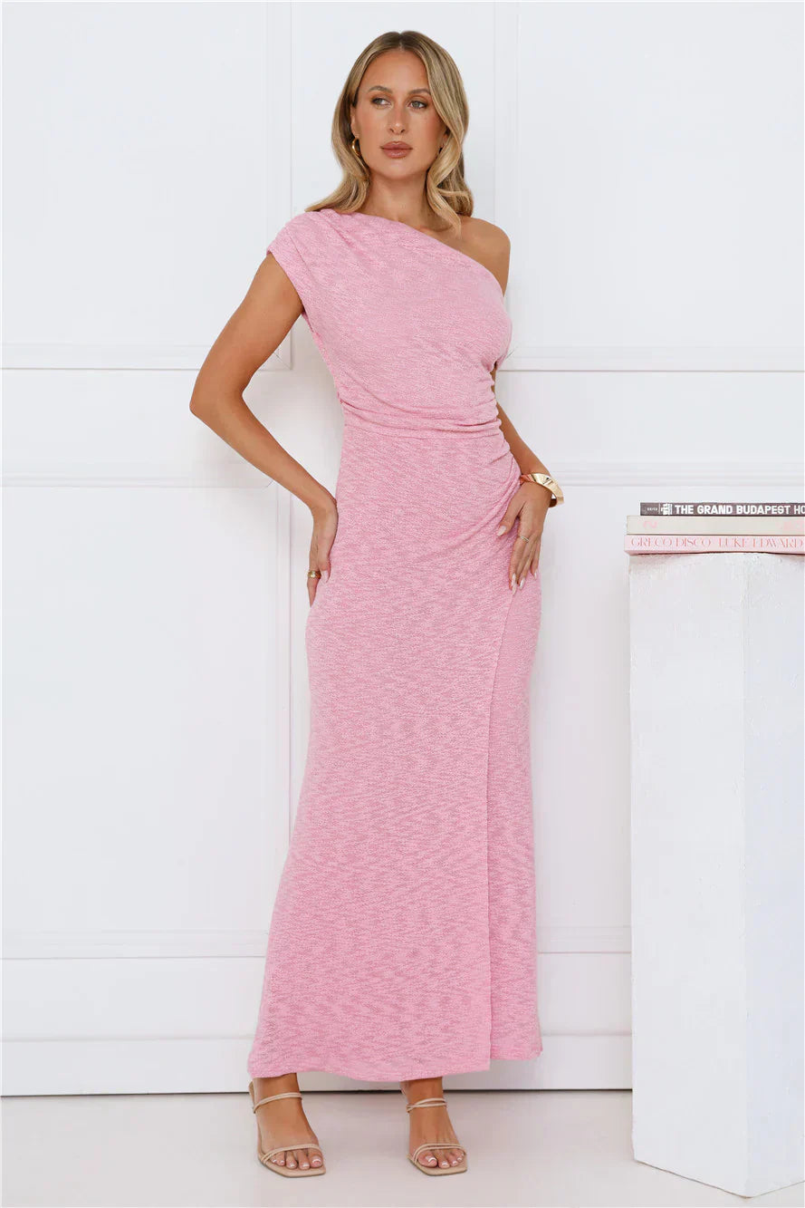 In My Style Era Off Shoulder Maxi Dress