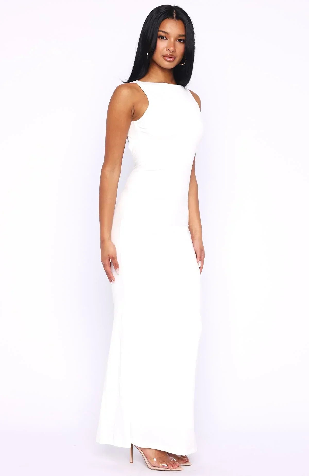 Country Club Maxi Dress White