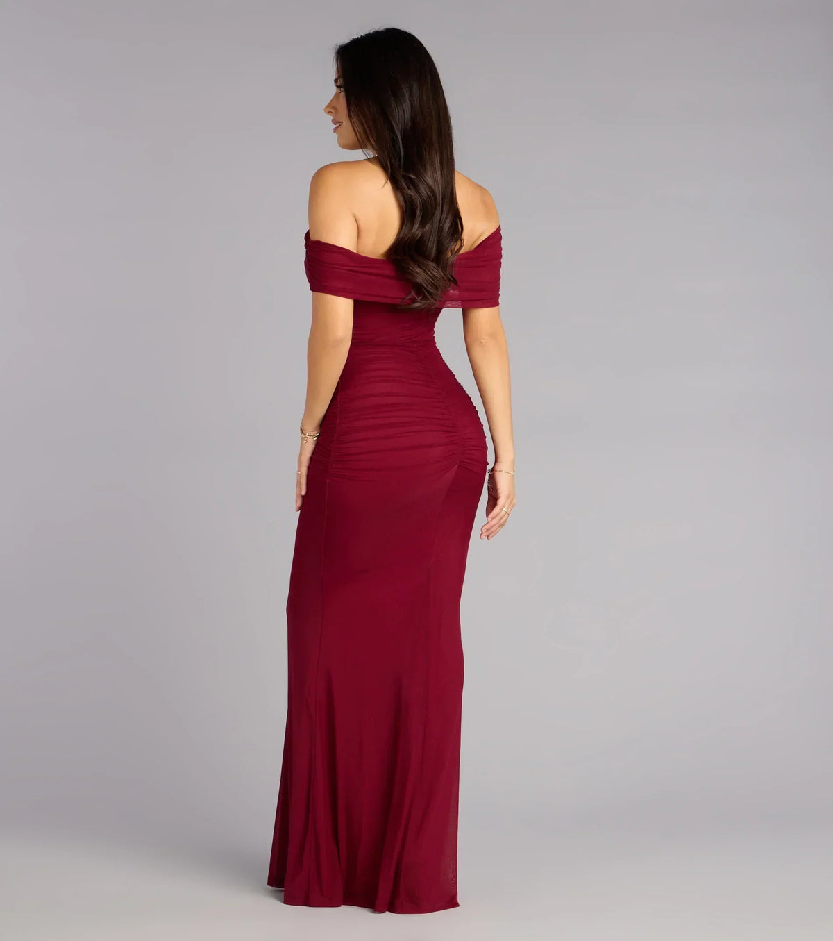 Ashlynn Off-Shoulder Mermaid Formal Dress