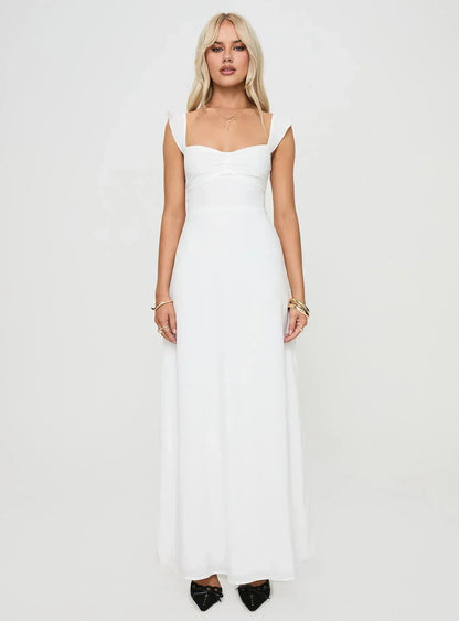 Landon Maxi Dress White