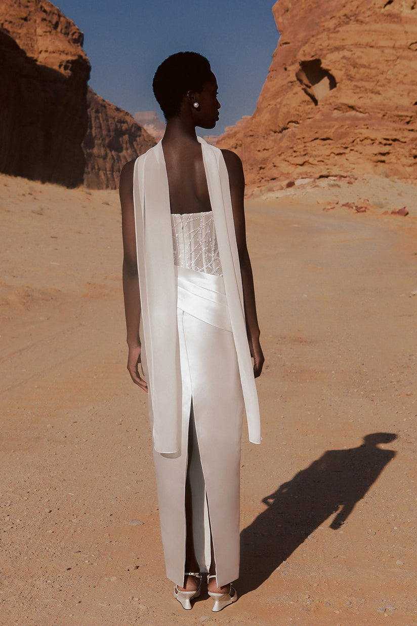 Azzura Gown - White