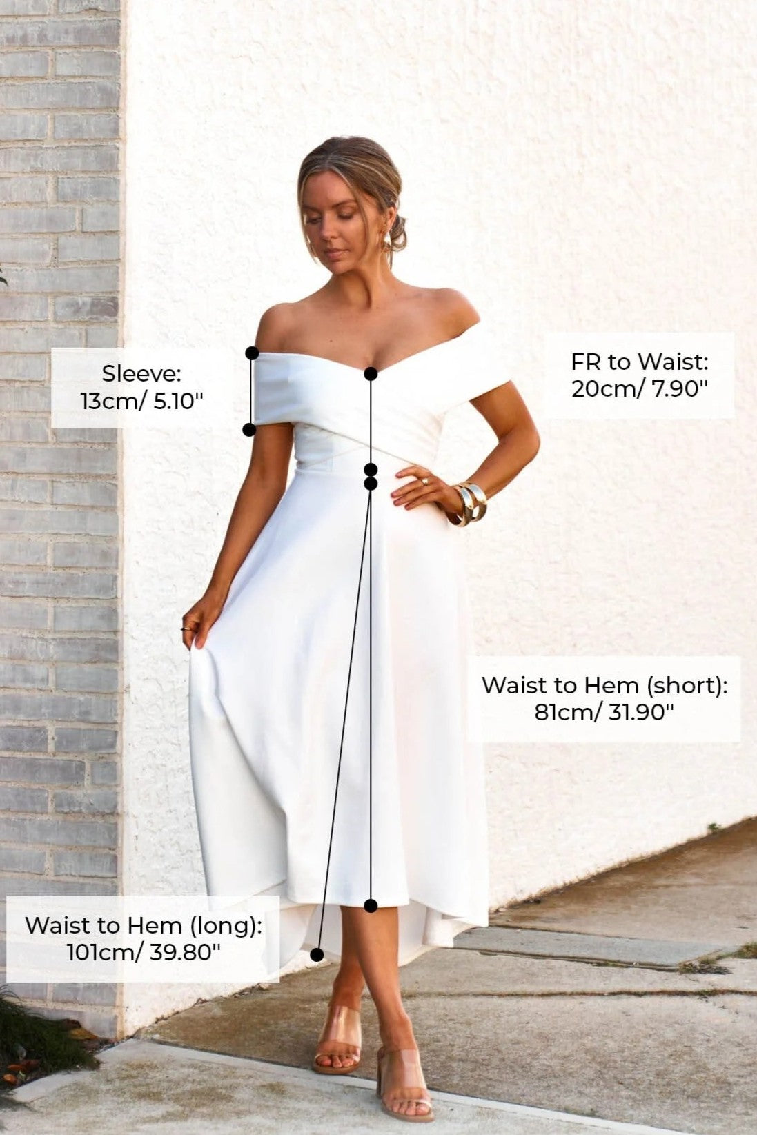 Belina Dress - White