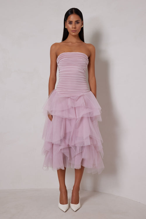 Celine Dress - Rose Pink