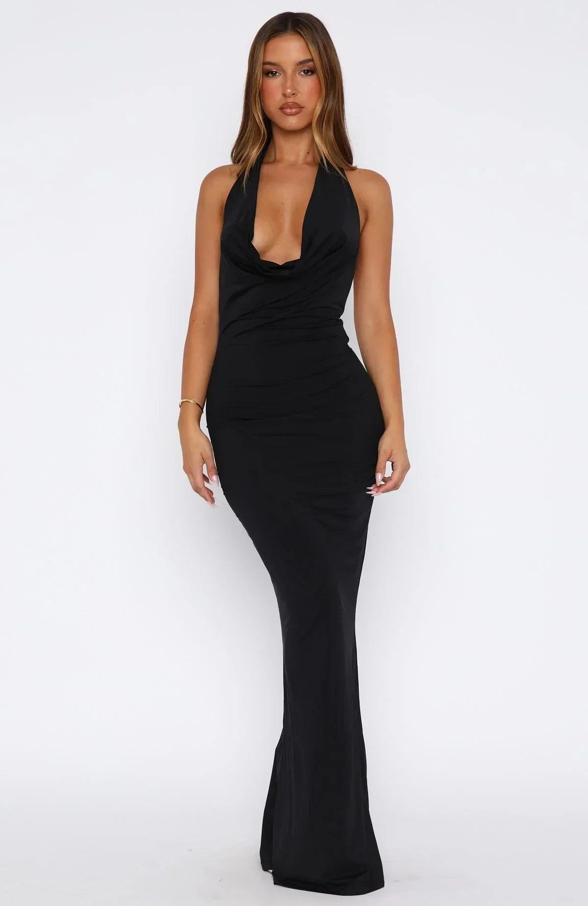 Vacation Time Maxi Dress Black
