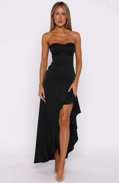 Statements Like This Strapless Maxi Dress Black