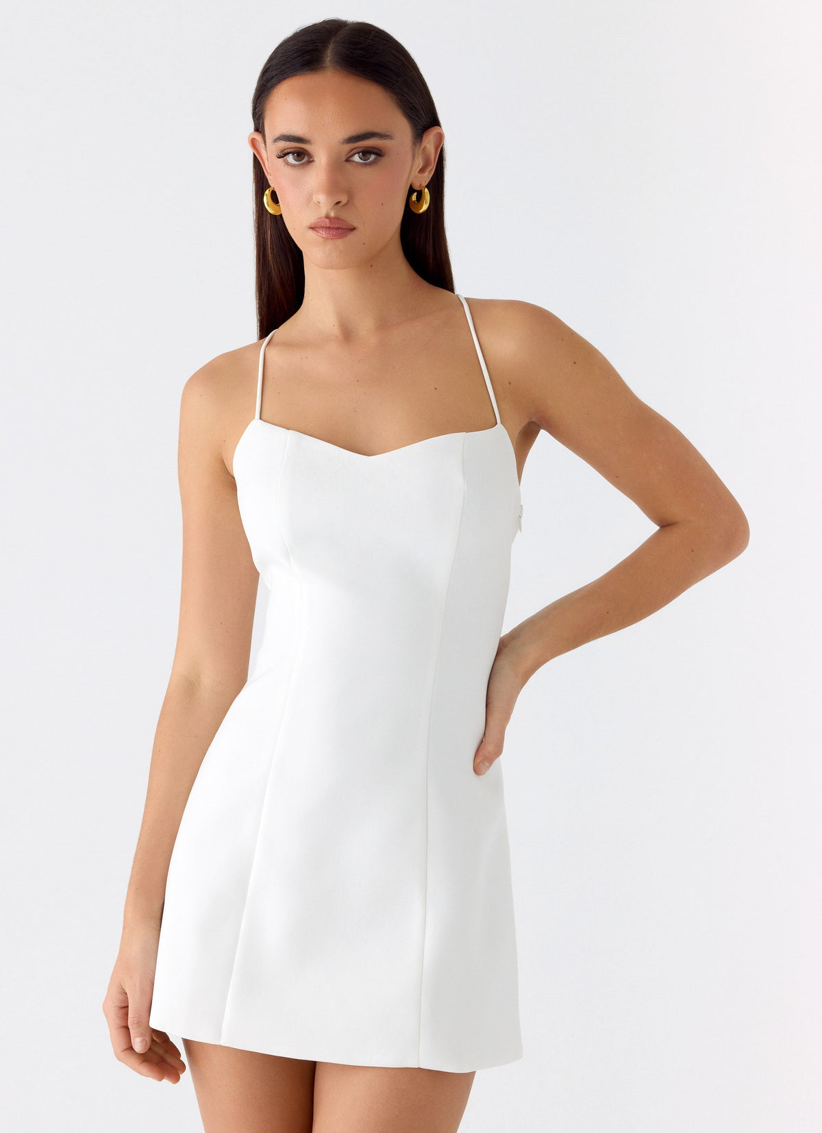 Famous Mini Dress - White
