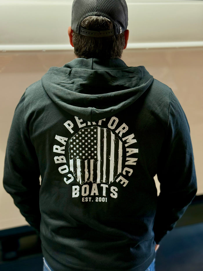 American Flag Zip Up