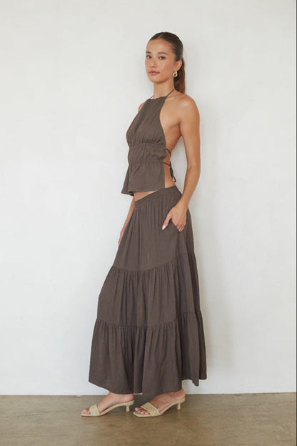 Hope Tiered Maxi Skirt