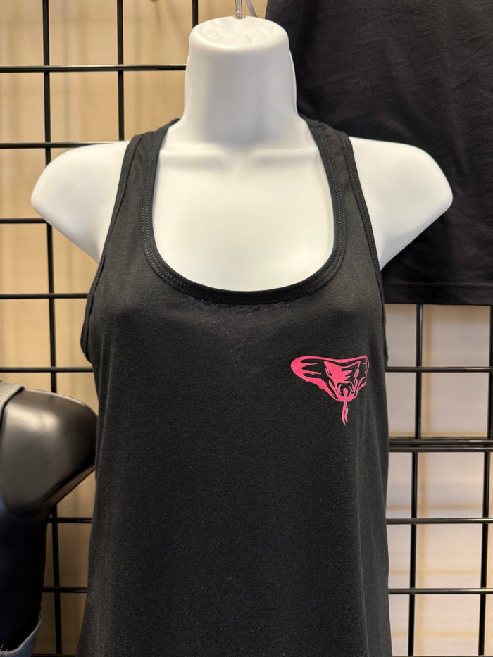 Women’s Snake Head Tank - Black & Pink
