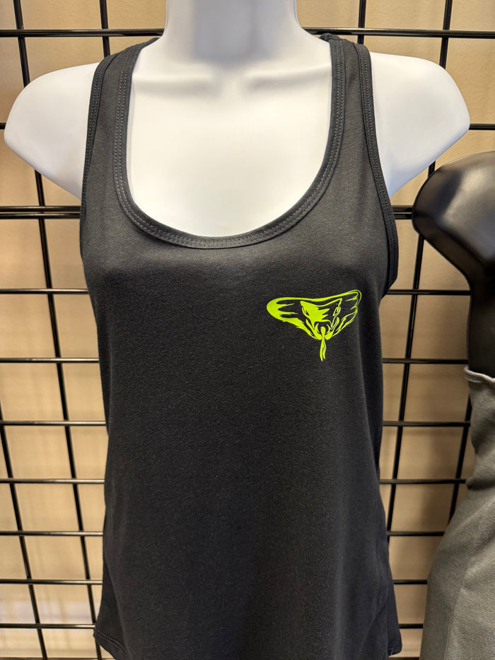 Women’s Snake Head Tank - Black & Green