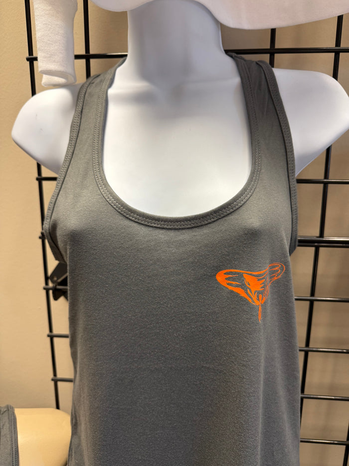 Women’s Snake Head Tank - Grey & Orange