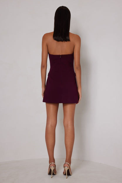 Jillian Dress - Deep Plum