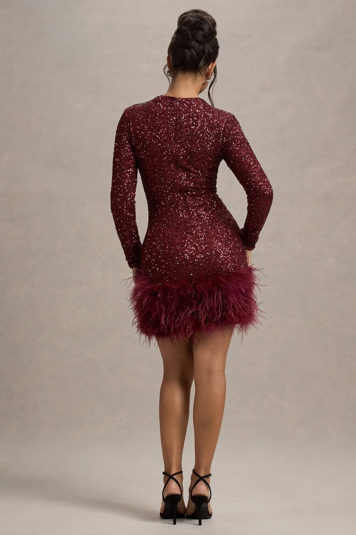 Mia - Feather Glamour Dress