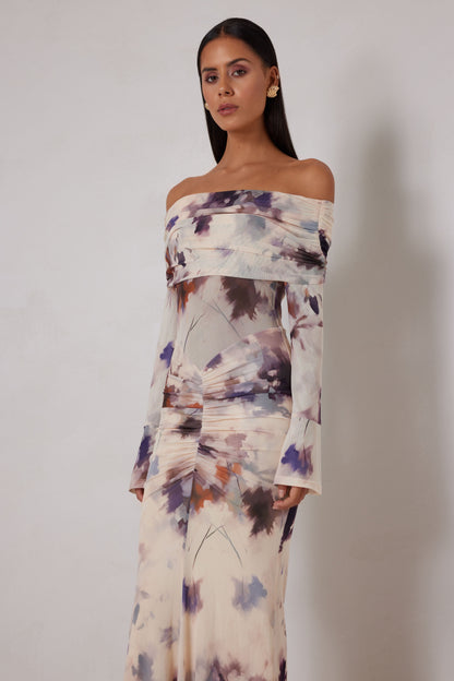 Paige Dress - Watercolour Bloom