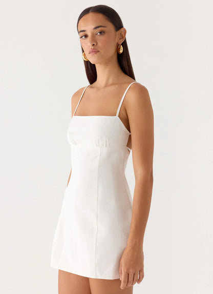 Second Sun Mini Dress - White