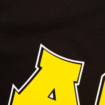 Acid Varsity Front Print - Tshirt - Black