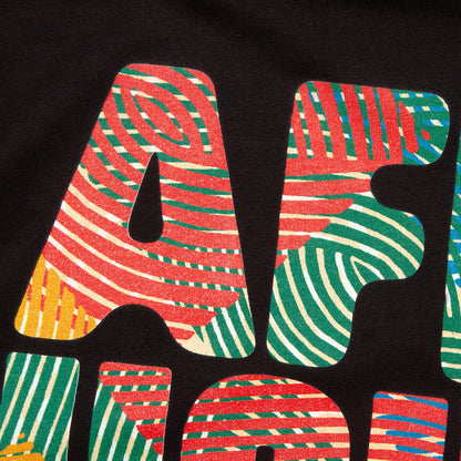 Afro House Colours Back Print - Tshirt - Black