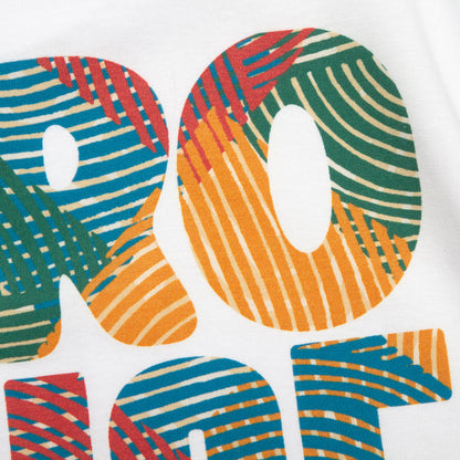 Afro House Colours Back Print - Tshirt - White