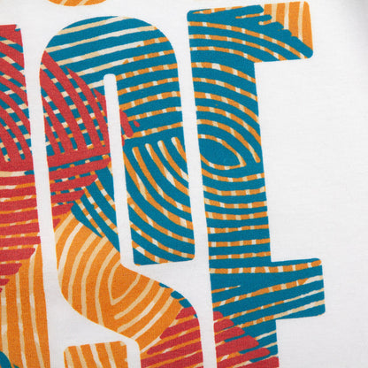 Afro House Colours Back Print - Tshirt - White