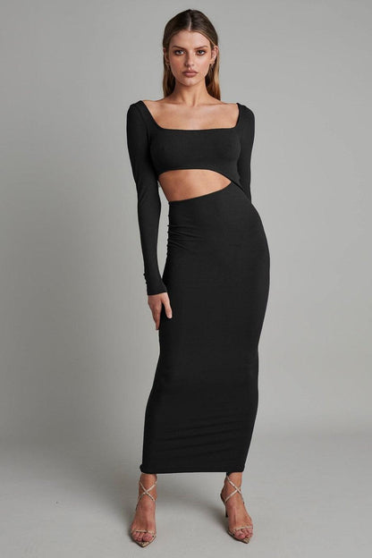 Angel Maxi Dress - Black