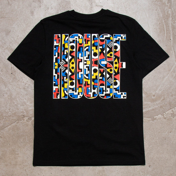 Bebop Higher House Back Print - Tshirt - Black