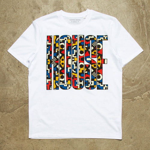 Bebop Higher House Front Print - Tshirt - White