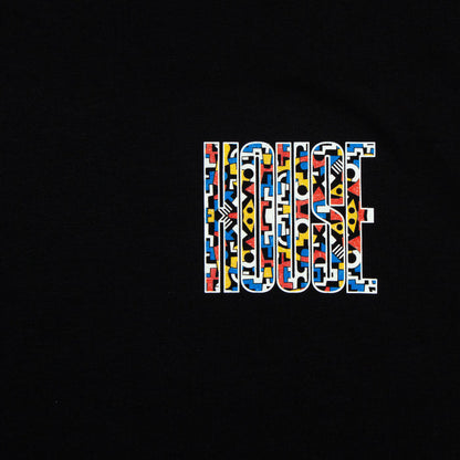 Bepop Higher House Back Print - Hood - Black