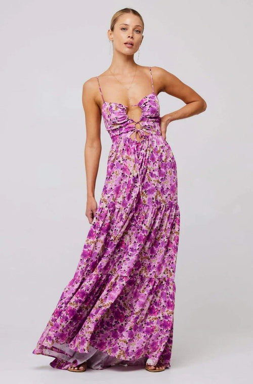 Florisia | Cut-Out Maxi Dress