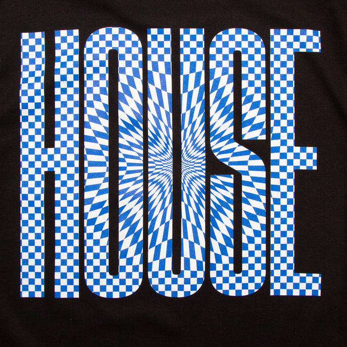 Blue Void Higher House Back Print - Tshirt - Black