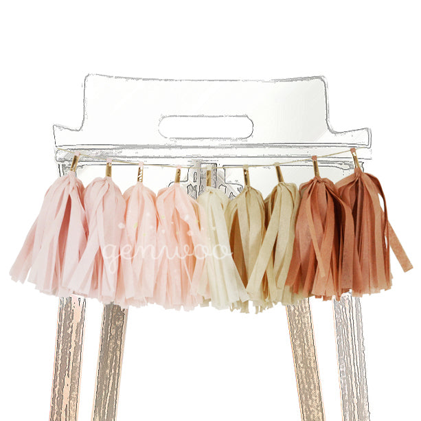 Boho Rainbow High Chair Garland