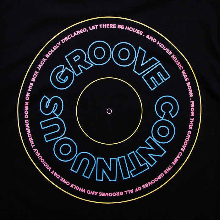 BP Continuous Groove Back Print - Tshirt - Black