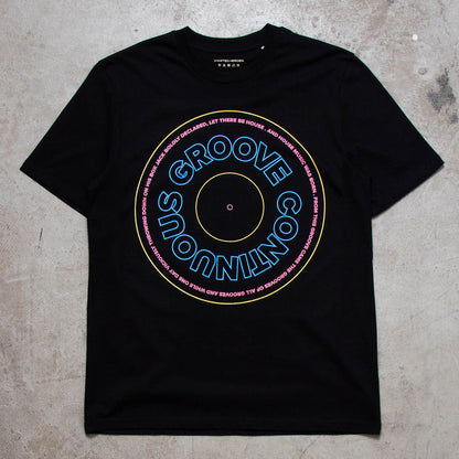 BP Continuous Groove Front Print - Tshirt - Black