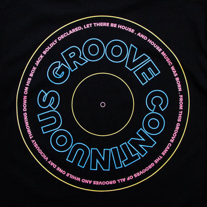 BP Continuous Groove Front Print - Tshirt - Black